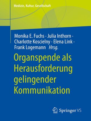 cover image of Organspende als Herausforderung gelingender Kommunikation
